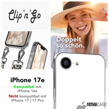 iPhone 17e MagSafe Handykette mit Boho Band verstellbar 
