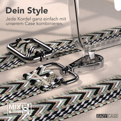 iPhone 17e MagSafe Handykette mit Boho Band verstellbar 