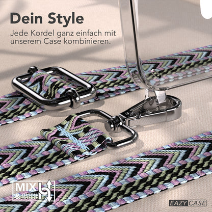 iPhone 17e MagSafe Handykette mit Boho Band verstellbar 