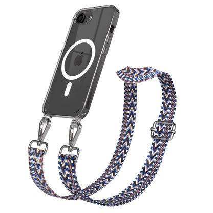 iPhone 17e MagSafe Handykette mit Boho Band verstellbar 