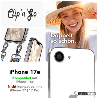 iPhone 17e MagSafe Handykette mit Boho Band verstellbar 