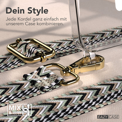 iPhone 17e MagSafe Handykette mit Boho Band verstellbar 