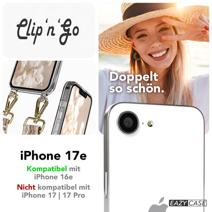 iPhone 17e MagSafe Handykette mit Boho Band verstellbar 