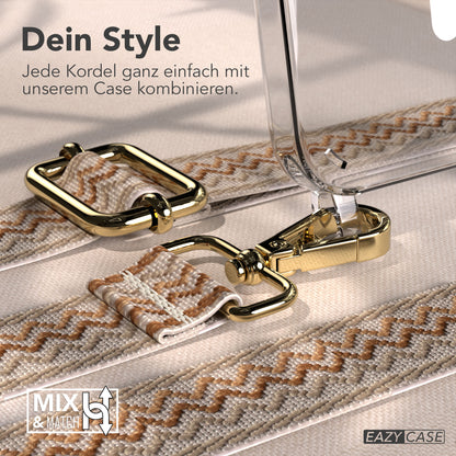 iPhone 17e MagSafe Handykette mit Boho Band verstellbar 
