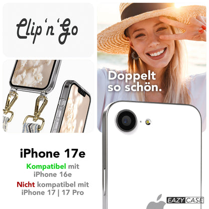 iPhone 17e MagSafe Handykette mit Boho Band verstellbar 