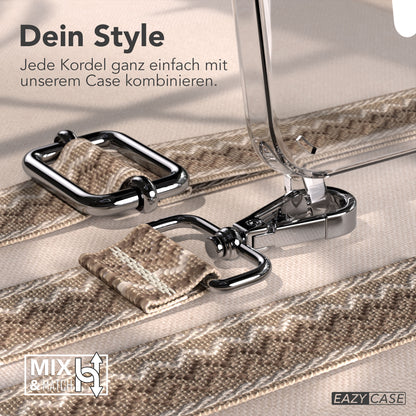 iPhone 17e MagSafe Handykette mit Boho Band verstellbar 