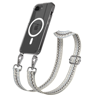 iPhone 17e MagSafe Handykette mit Boho Band verstellbar 