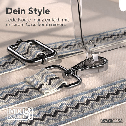 iPhone 17e MagSafe Handykette mit Boho Band verstellbar 