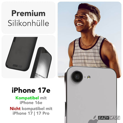 Apple iPhone 17e Premium Silikonhülle mit Kameraschutz von EAZY CASE 
