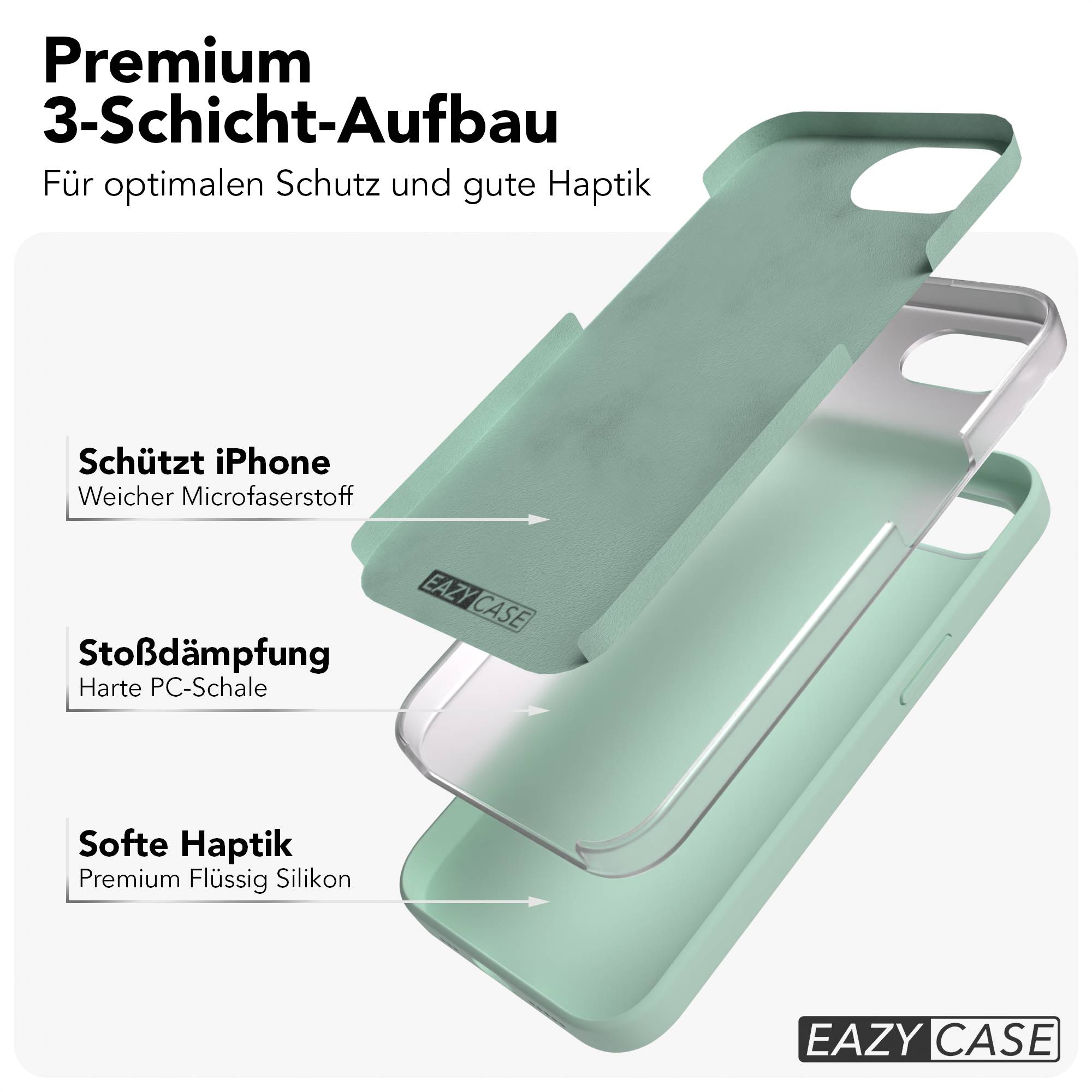 Apple iPhone 17e Premium Silikonhülle mit Kameraschutz von EAZY CASE 