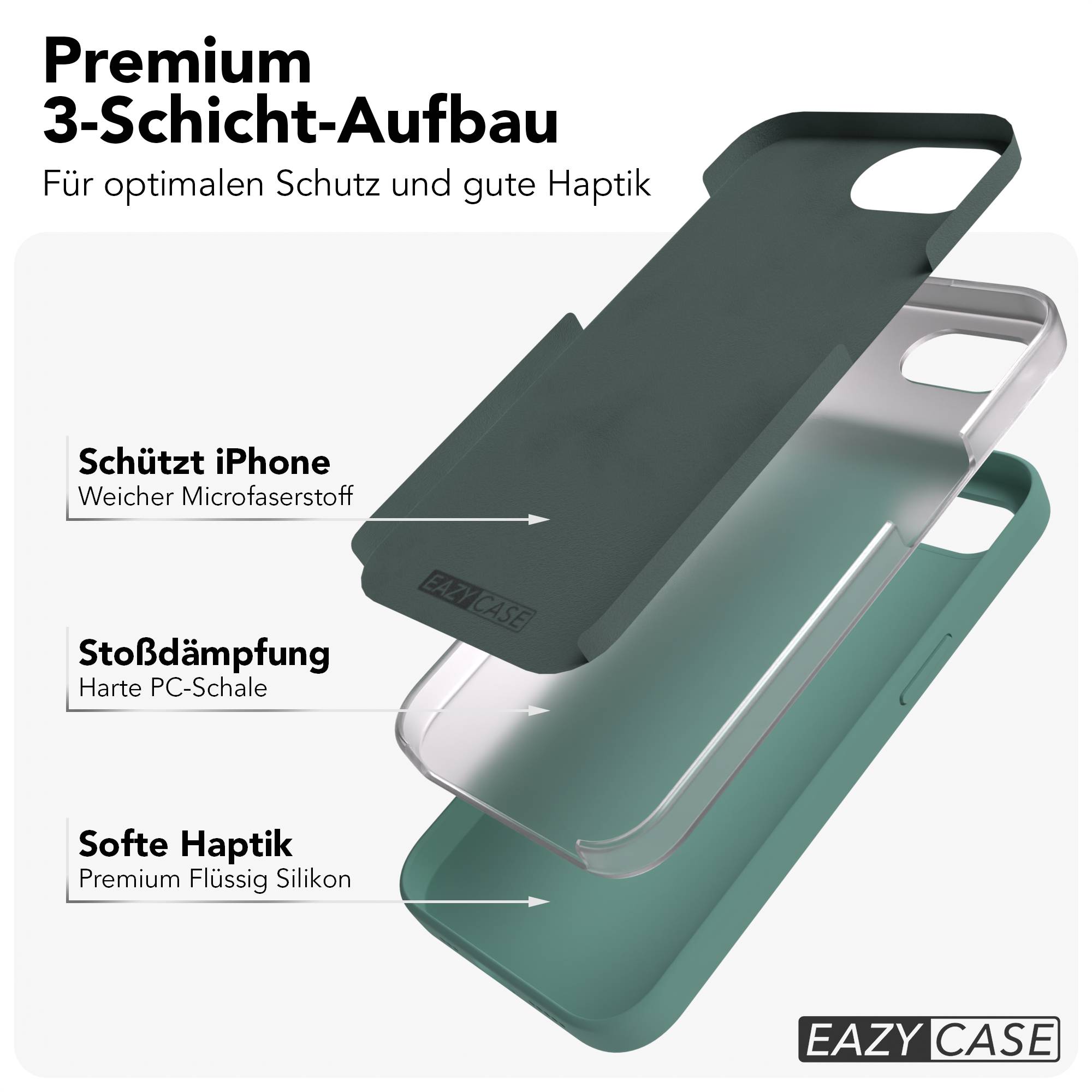 Apple iPhone 17e Premium Silikonhülle mit Kameraschutz von EAZY CASE 