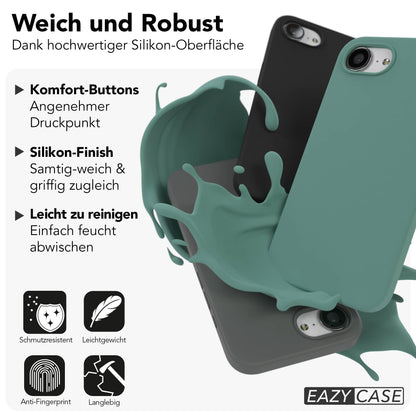 Apple iPhone 17e Premium Silikonhülle mit Kameraschutz von EAZY CASE 
