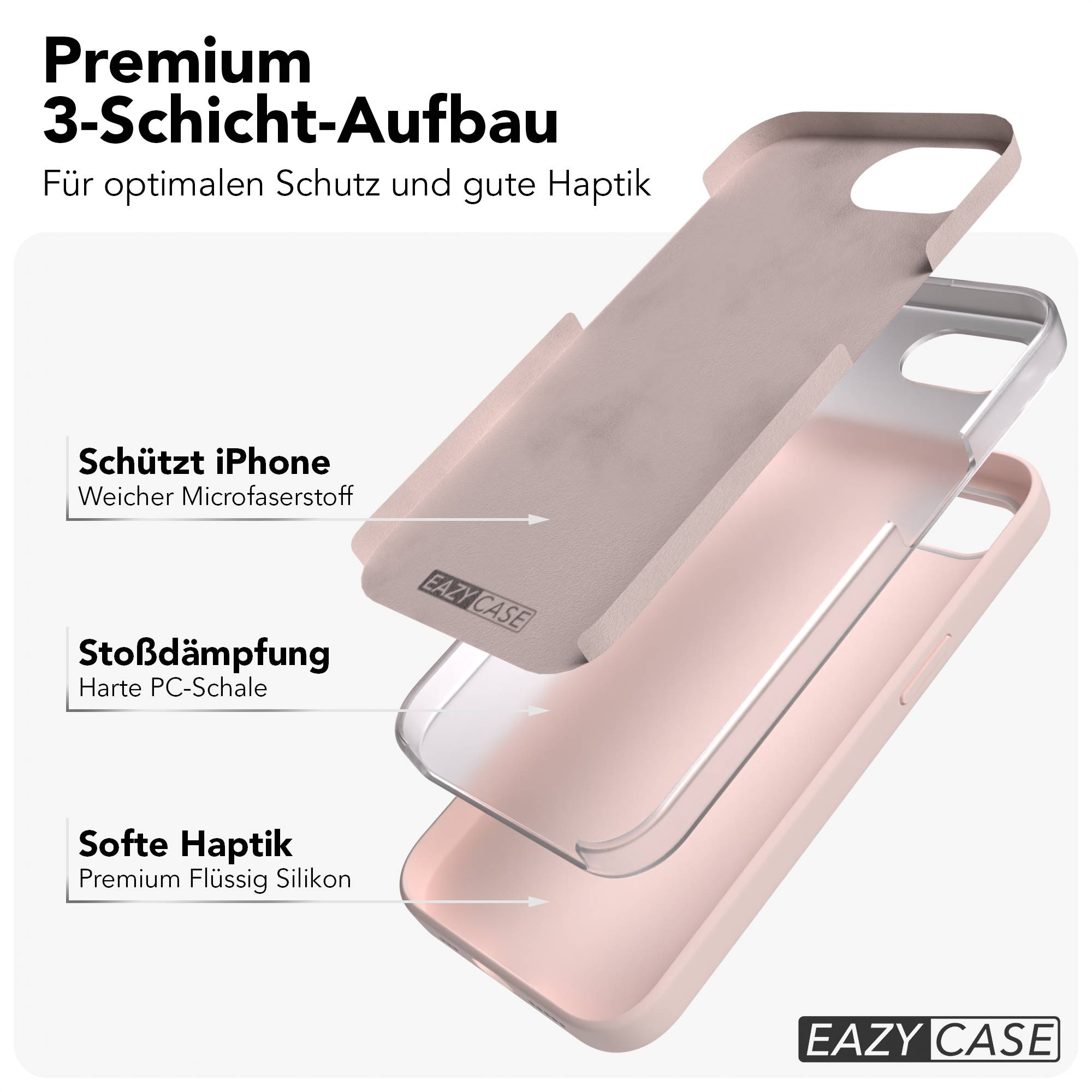 Apple iPhone 17e Premium Silikonhülle mit Kameraschutz von EAZY CASE 