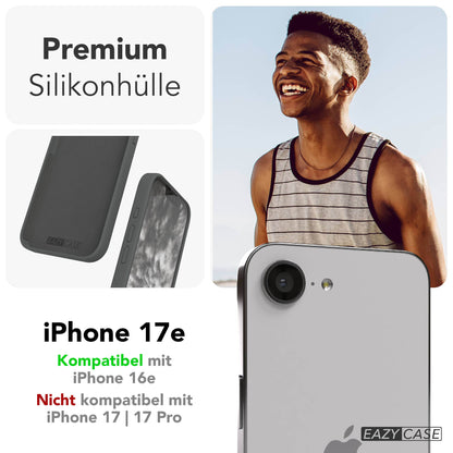 Apple iPhone 17e Premium Silikonhülle mit Kameraschutz von EAZY CASE 