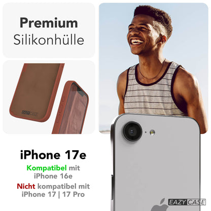 Apple iPhone 17e Premium Silikonhülle mit Kameraschutz von EAZY CASE 