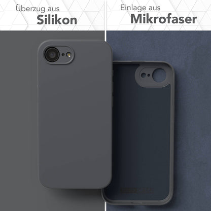 Apple iPhone 17e transparente Silikonhülle mit Kameraschutz von EAZY CASE 