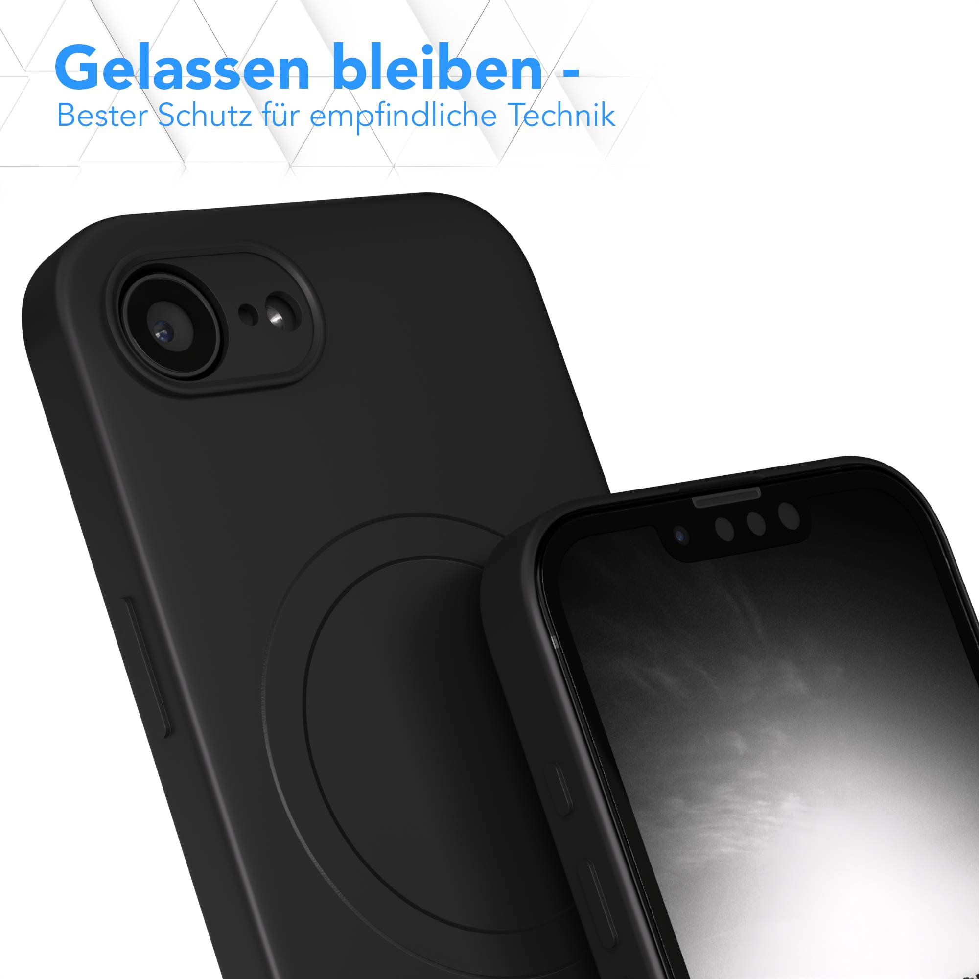 Apple iPhone 17e MagSafe Silikonhülle mit Kameraschutz von EAZY CASE 