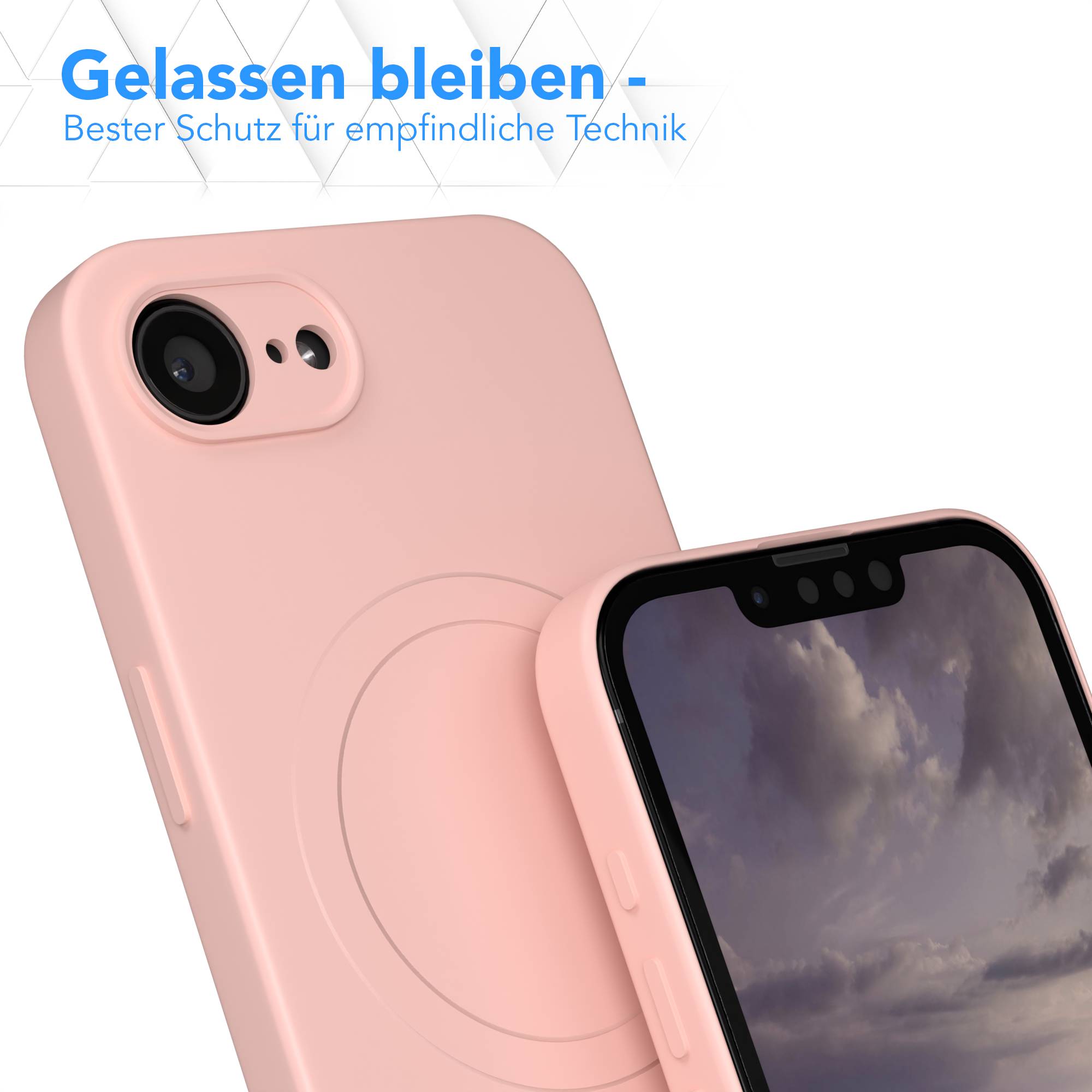 Apple iPhone 17e MagSafe Silikonhülle mit Kameraschutz von EAZY CASE 