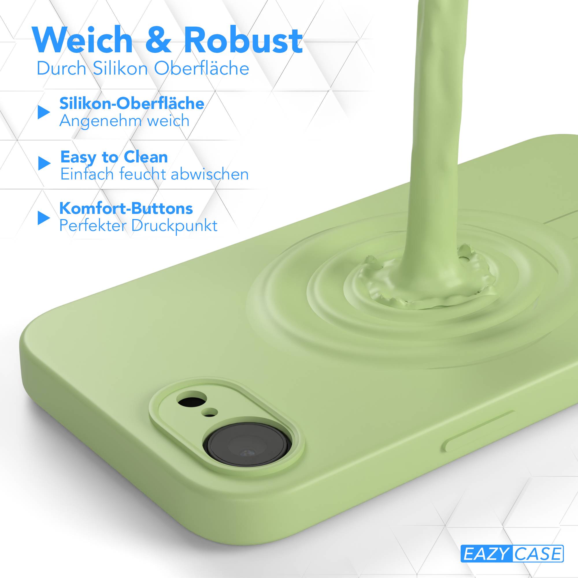 Apple iPhone 17e MagSafe Silikonhülle mit Kameraschutz von EAZY CASE 