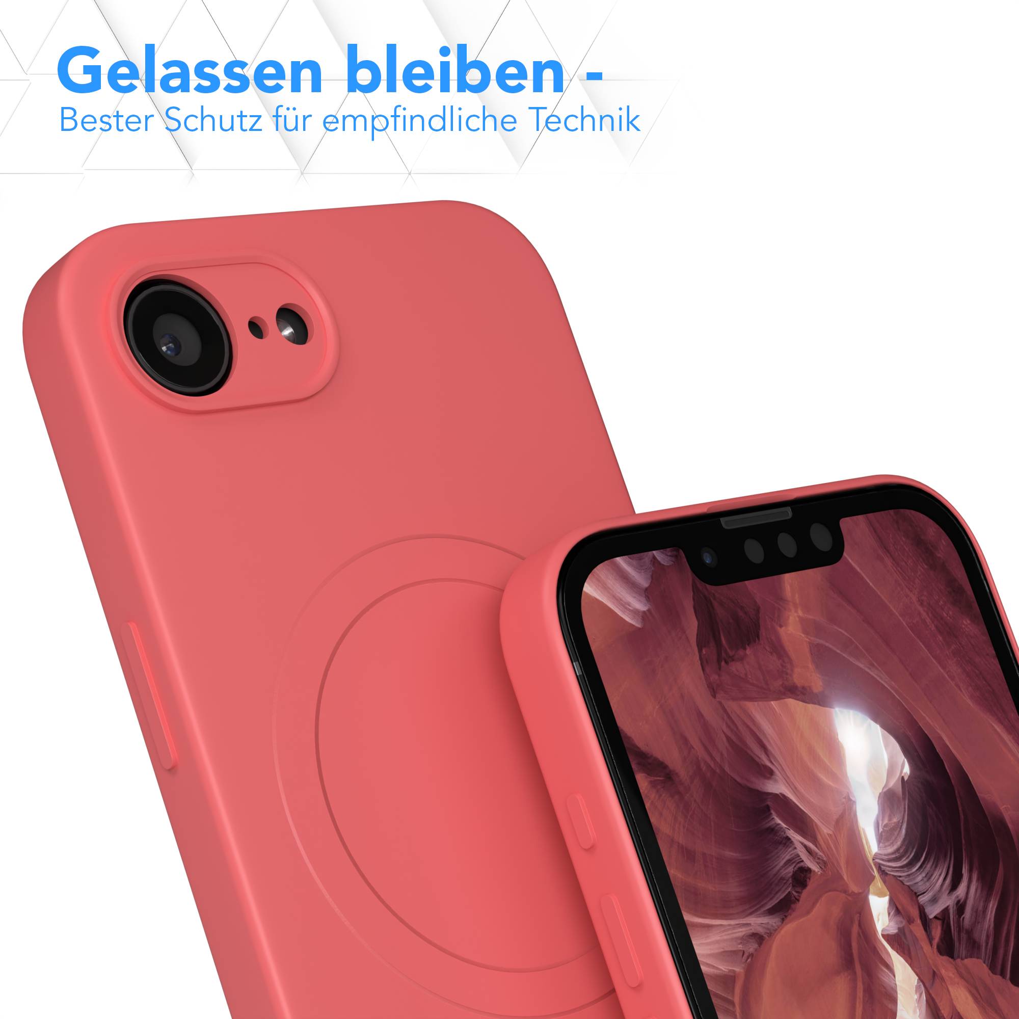 Apple iPhone 17e MagSafe Silikonhülle mit Kameraschutz von EAZY CASE 