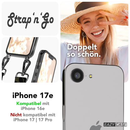 iPhone 17e Handykette mit verstellbarem Boho Band von EAZY CASE 