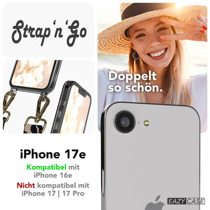 iPhone 17e Handykette mit verstellbarem Boho Band von EAZY CASE 