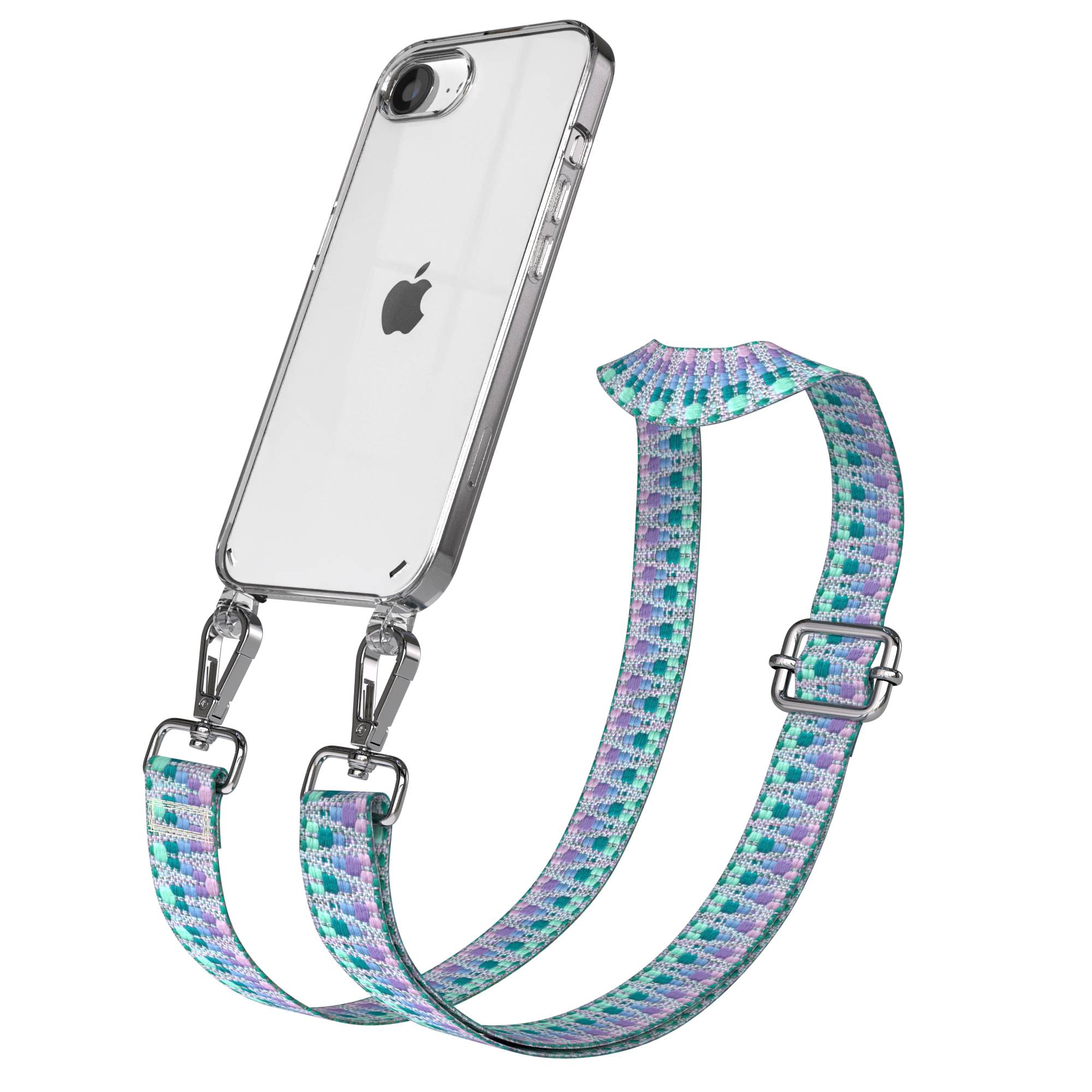 iPhone 17e Handykette mit Boho Band verstellbarer Trageriemen EAZY CASE 