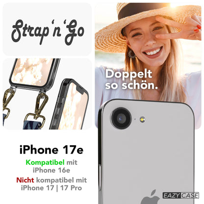 iPhone 17e Handykette mit verstellbarem Boho Band von EAZY CASE 