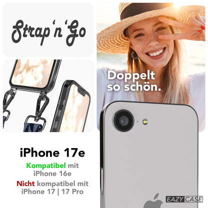 iPhone 17e Handykette mit verstellbarem Boho Band von EAZY CASE 