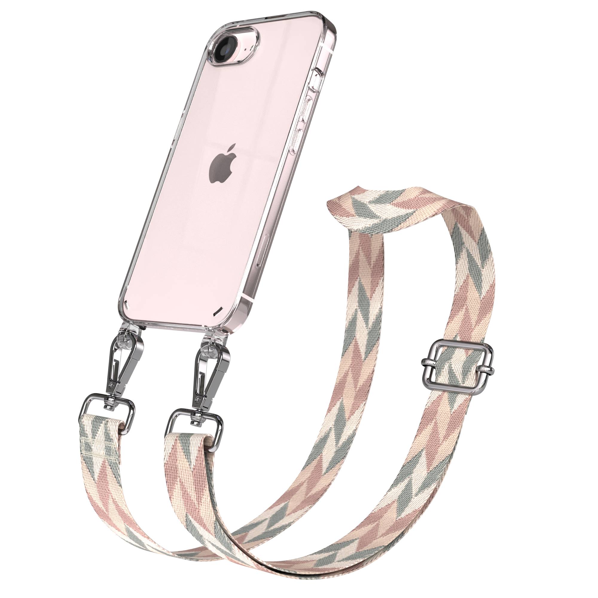 iPhone 17e Handykette mit verstellbarem Boho Band von EAZY CASE 