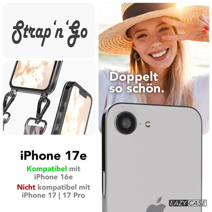iPhone 17e Handykette mit verstellbarem Boho Band von EAZY CASE 