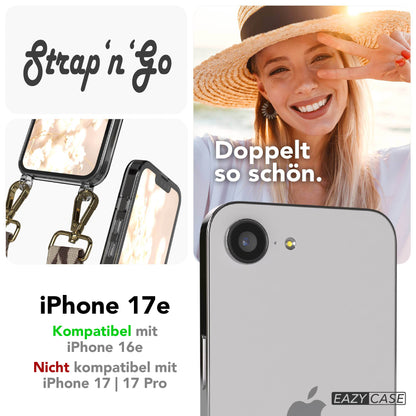 iPhone 17e Handykette mit verstellbarem Boho Band von EAZY CASE 