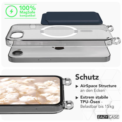 iPhone 17e MagSafe Handykette mit verstellbarem Boho Band von EAZY CASE 