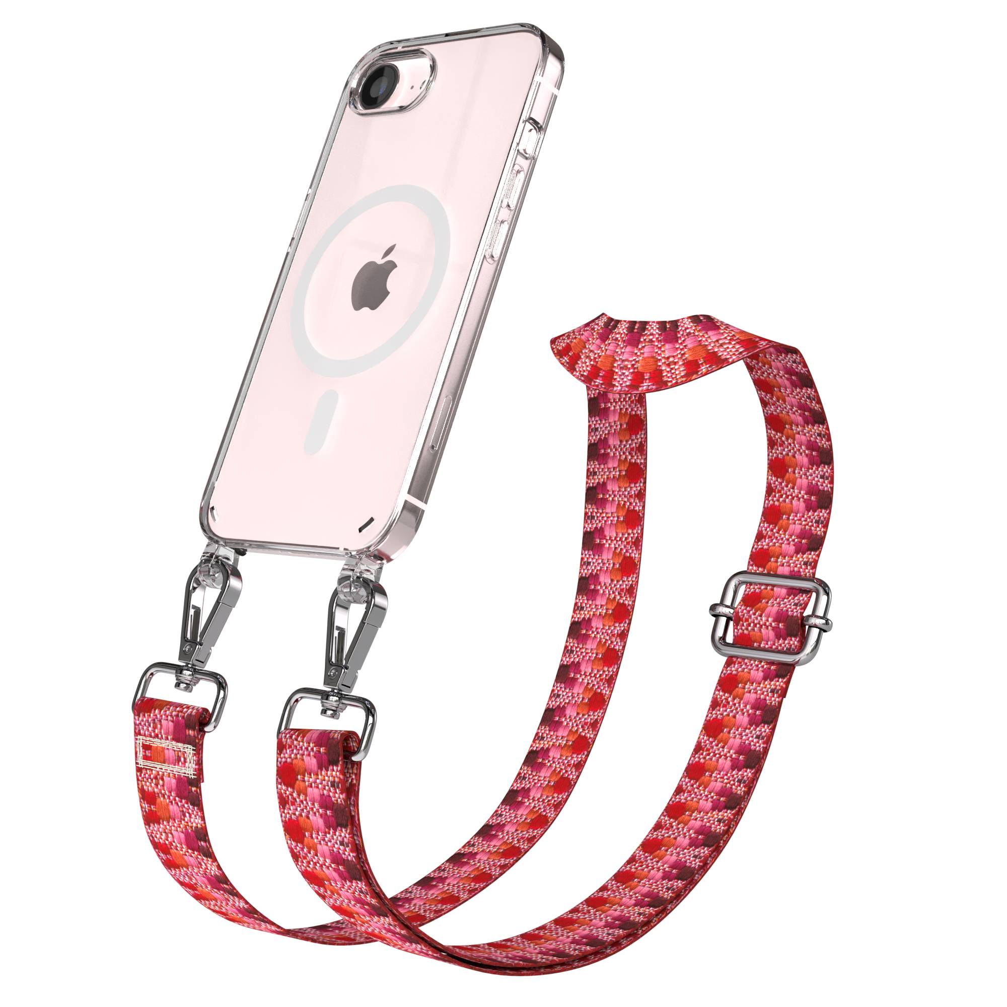iPhone 17e MagSafe Handykette mit Boho Band verstellbar 