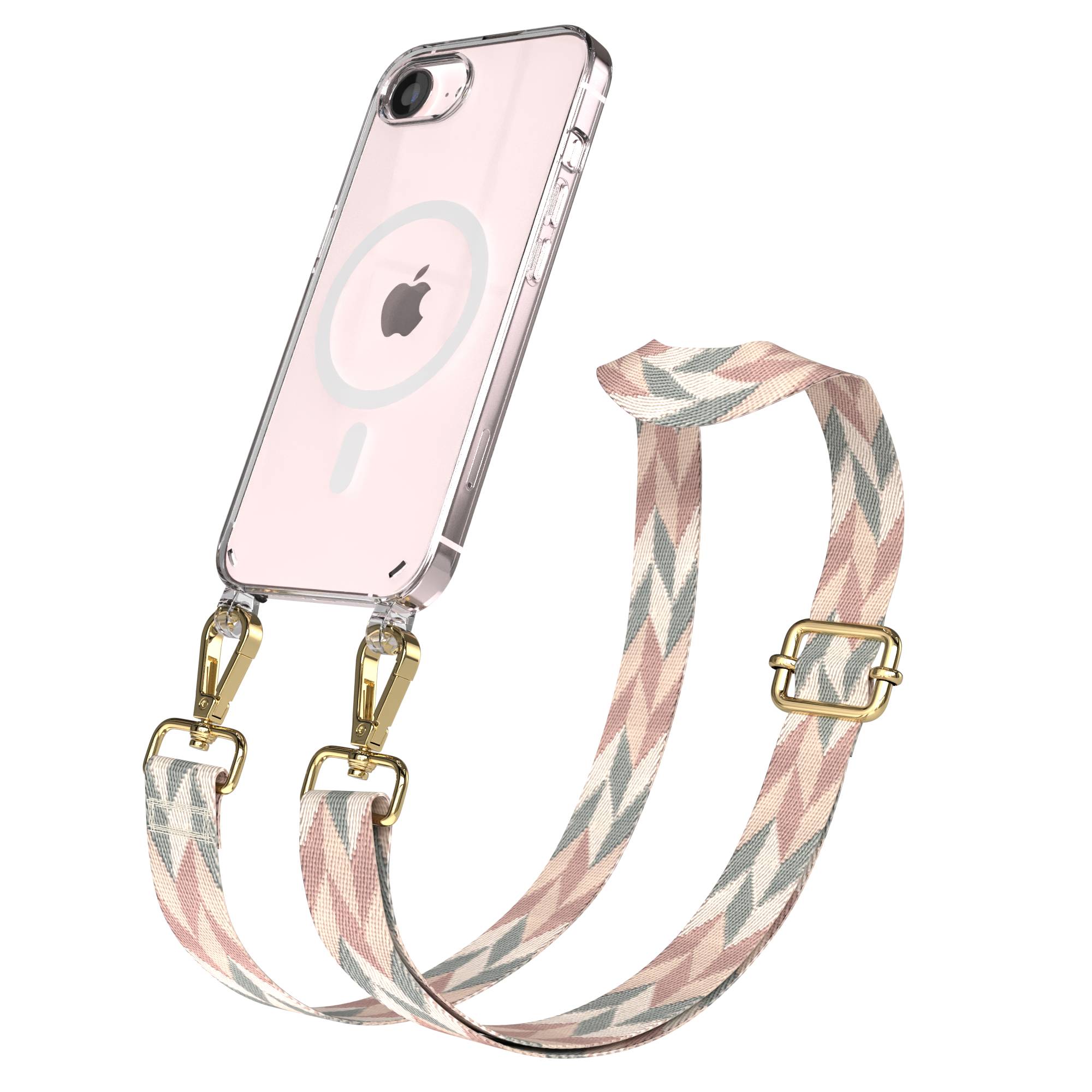iPhone 17e MagSafe Handykette mit verstellbarem Boho Band von EAZY CASE 