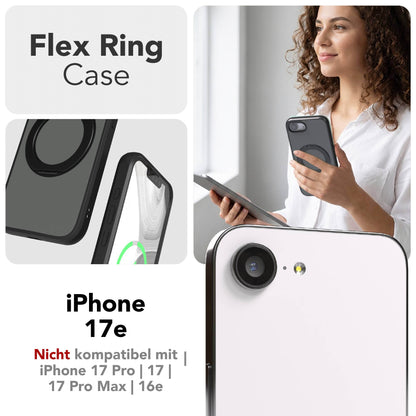 iPhone 17e Bumper Hülle mit drehbarem Ring und MagSafe Funktion 