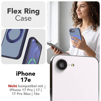 iPhone 17e Bumper Hülle mit drehbarem Ring und MagSafe Funktion 