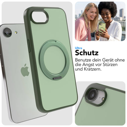 iPhone 17e Bumper Hülle mit drehbarem Ring und MagSafe Funktion 