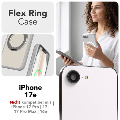 iPhone 17e Bumper Hülle mit drehbarem Ring und MagSafe Funktion 