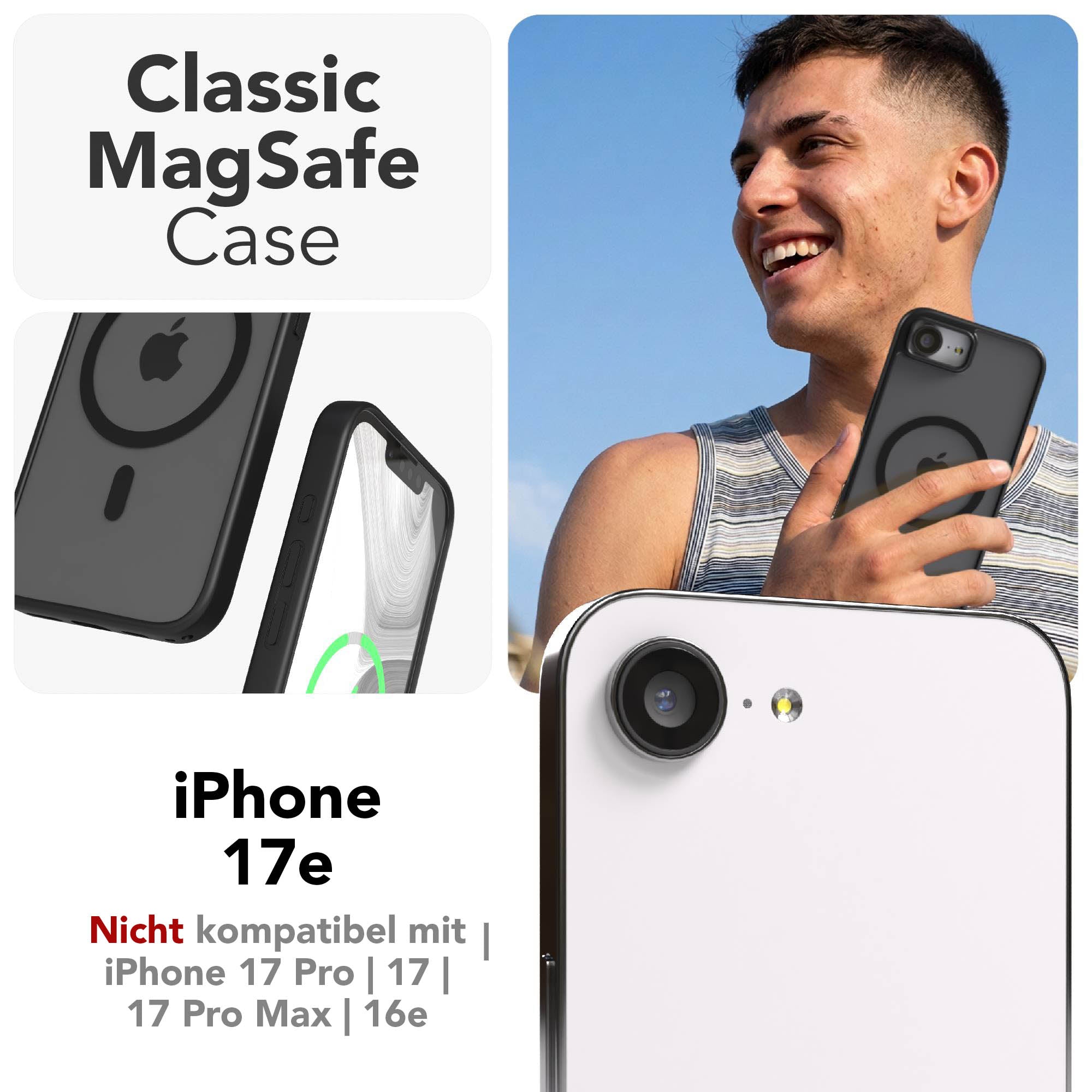 iPhone 17e Outdoor Bumper Hülle mit MagSafe Funktion EAZY CASE 