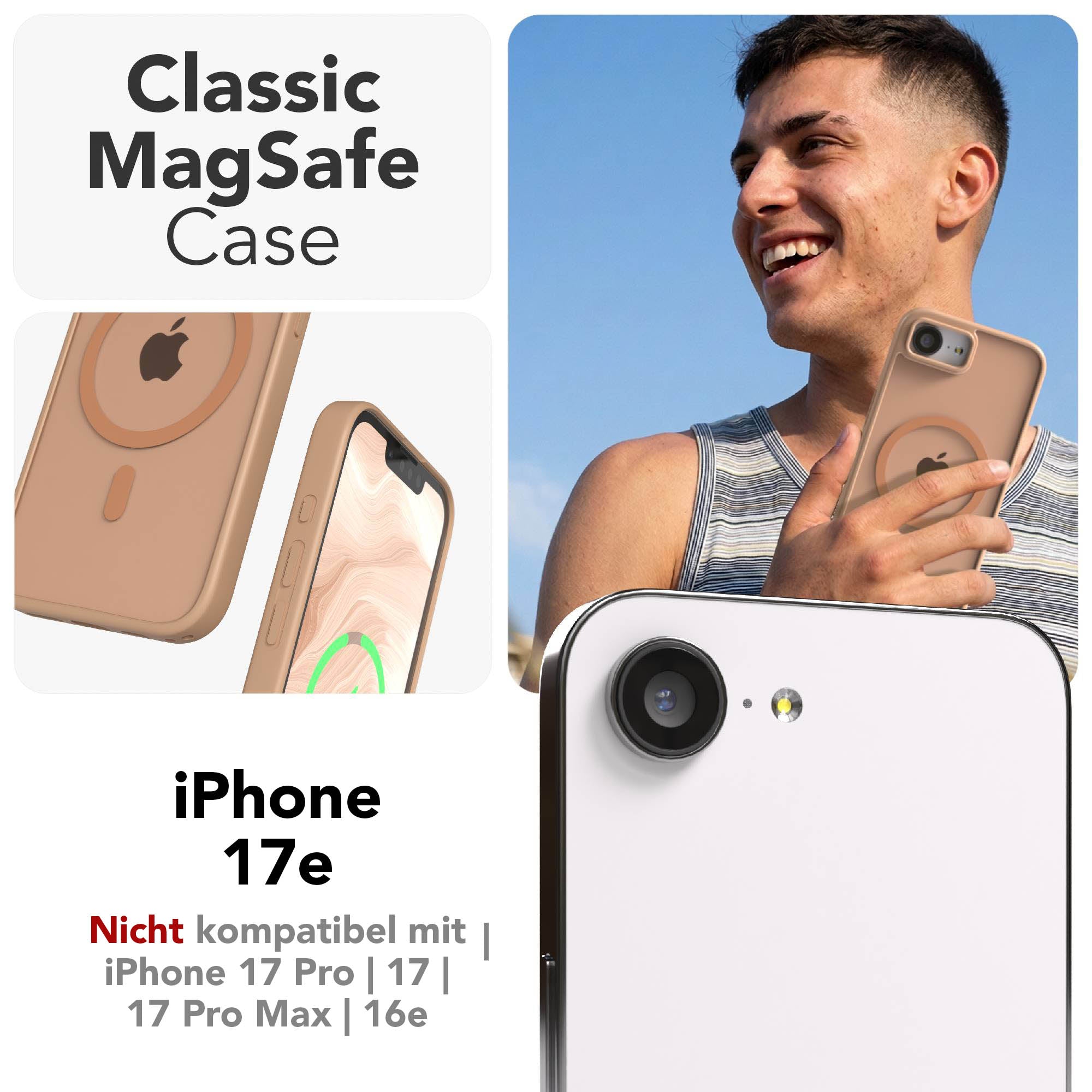 iPhone 17e Outdoor Bumper Hülle mit MagSafe Funktion EAZY CASE 