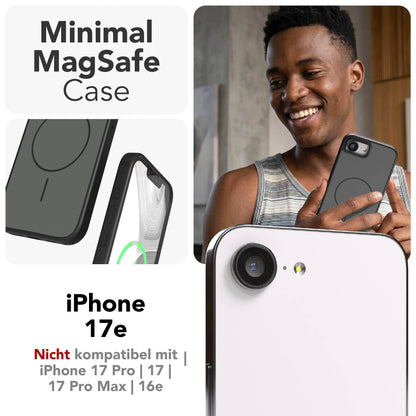 iPhone 17e Bumper Hülle MagSafe dünner Magnetring Outdoor Case 