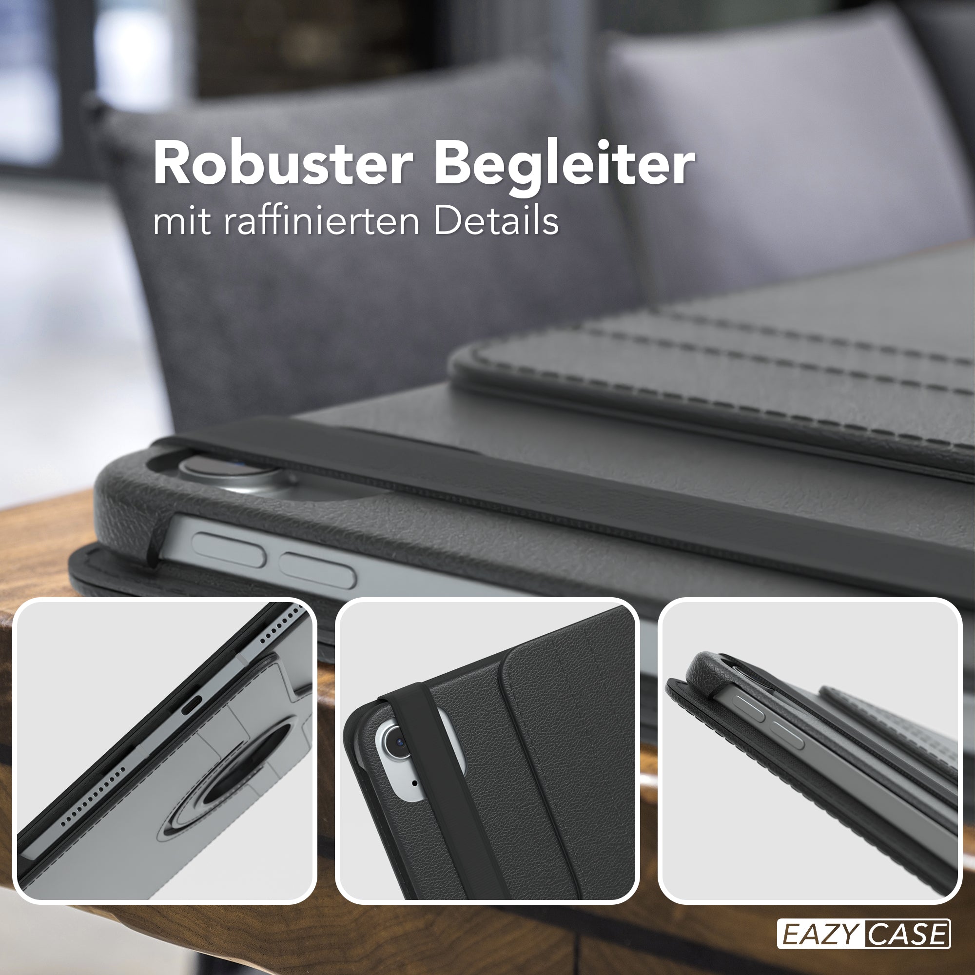 iPad Air 11 Zoll M4 2026 drehbare Tablethülle 360 Grad Rotation Ständer 