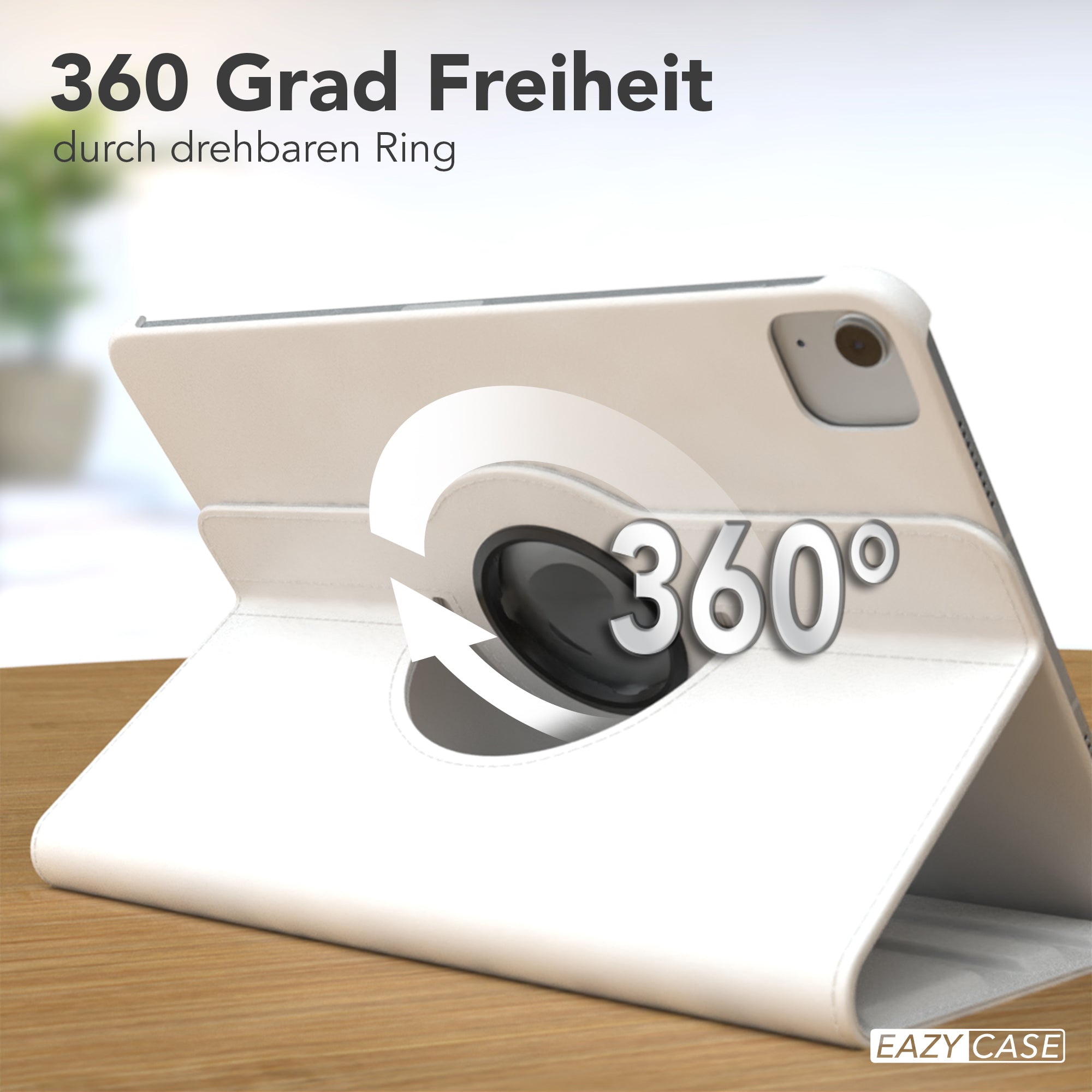 iPad Air 11 Zoll M4 2026 drehbare Tablethülle 360 Grad Rotation Ständer 
