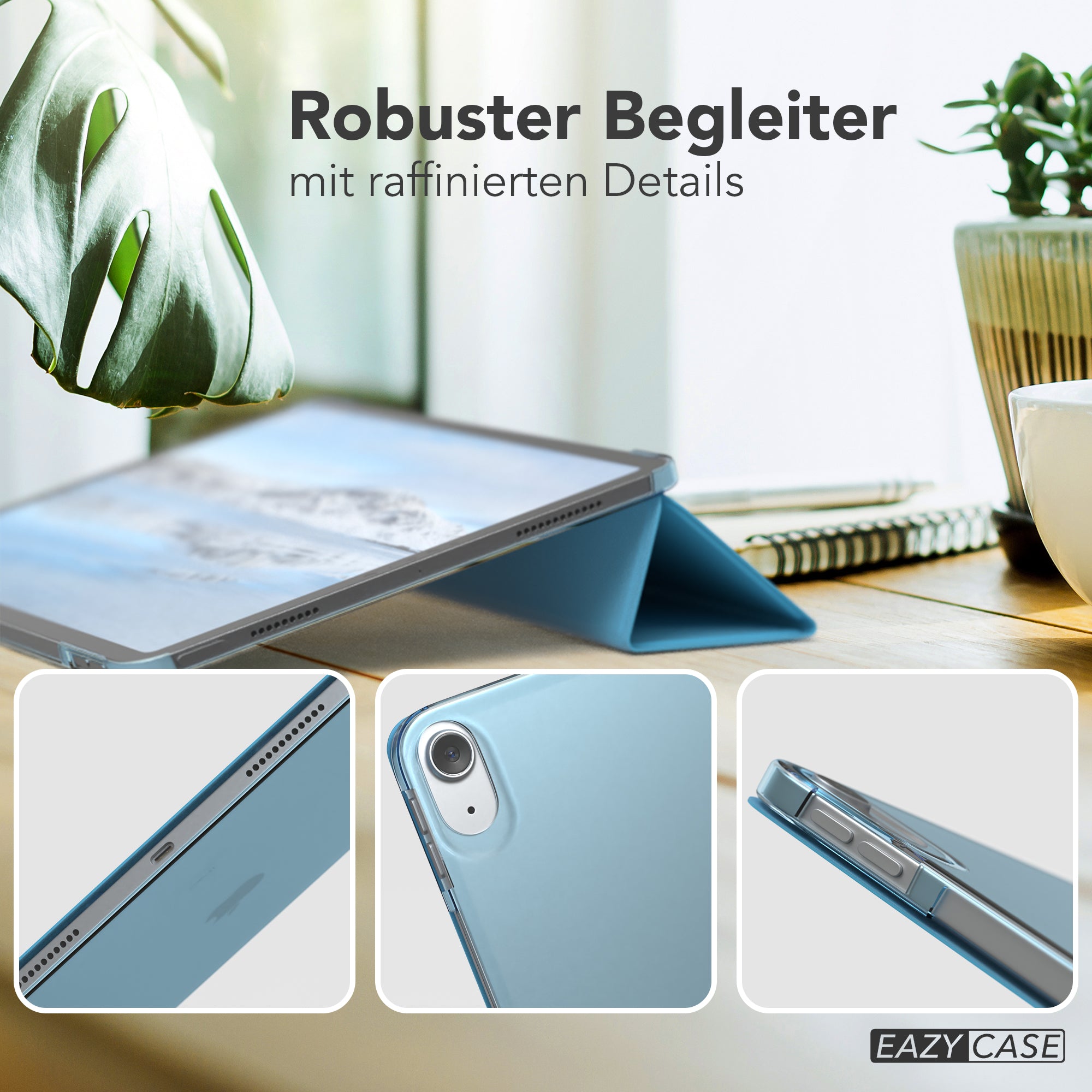 Apple iPad Air 11 Zoll M4 2026 Tablethülle Smartcase mit Aufstellfunktion 
