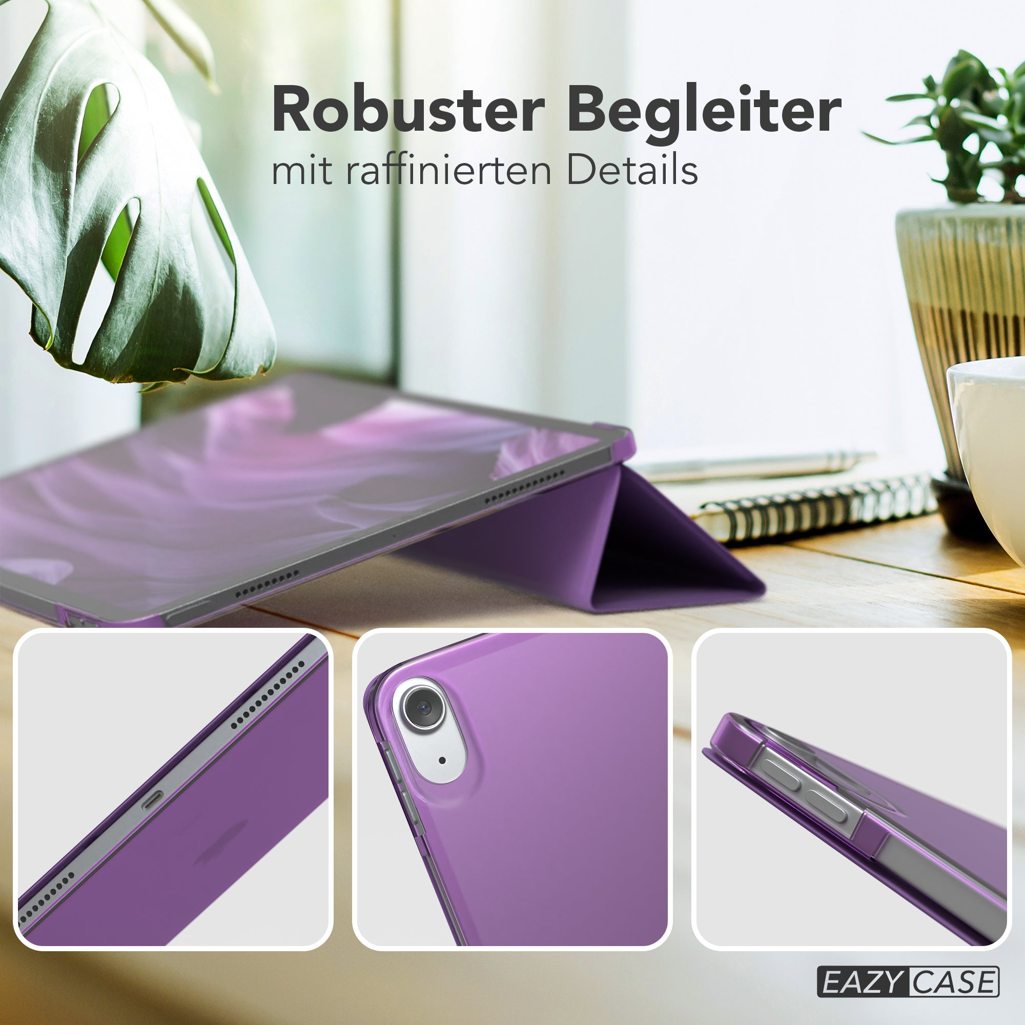 Apple iPad Air 11 Zoll M4 2026 Tablethülle Smartcase mit Aufstellfunktion 