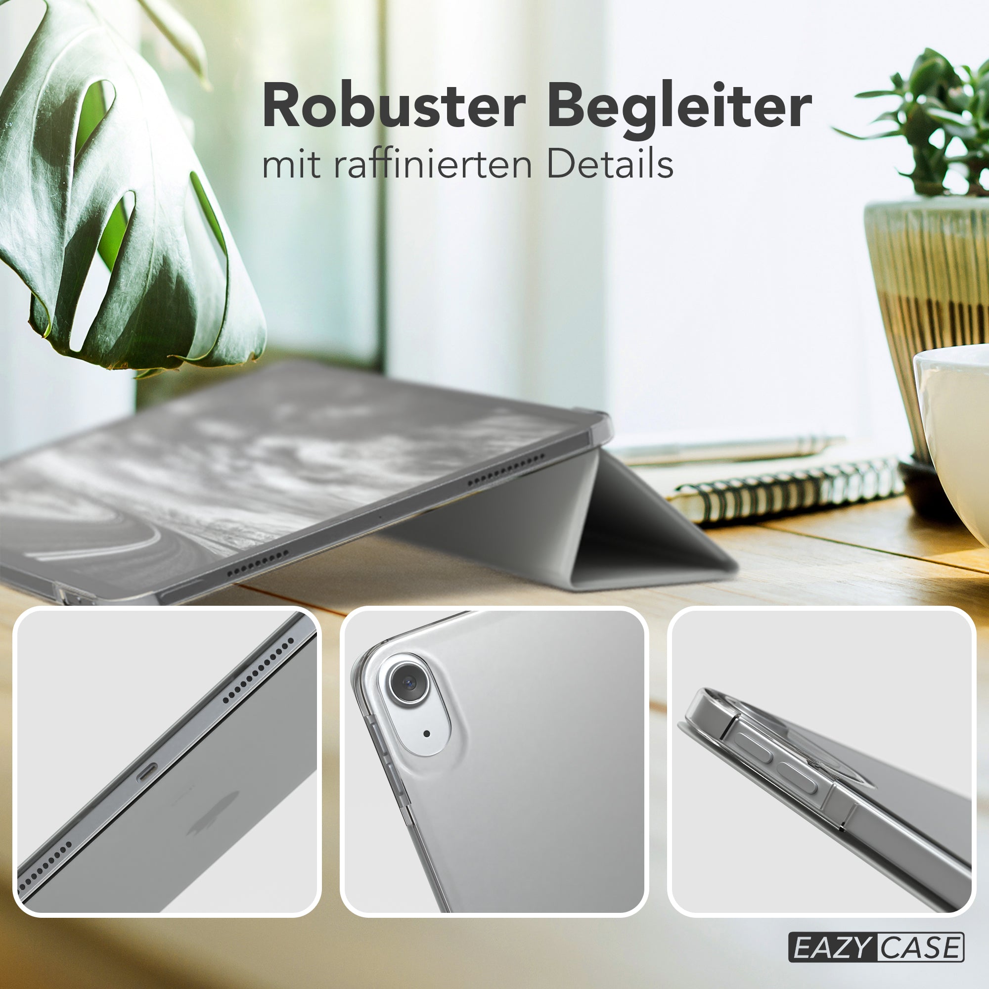 Apple iPad Air 11 Zoll M4 2026 Tablethülle Smartcase mit Aufstellfunktion 