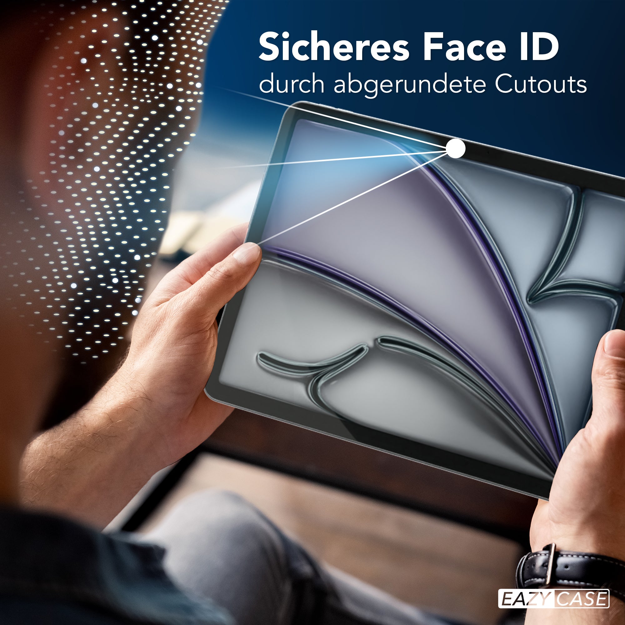 iPad Air 11 Zoll M4 2026 Schutzfolie aus gehärtetem Glas
