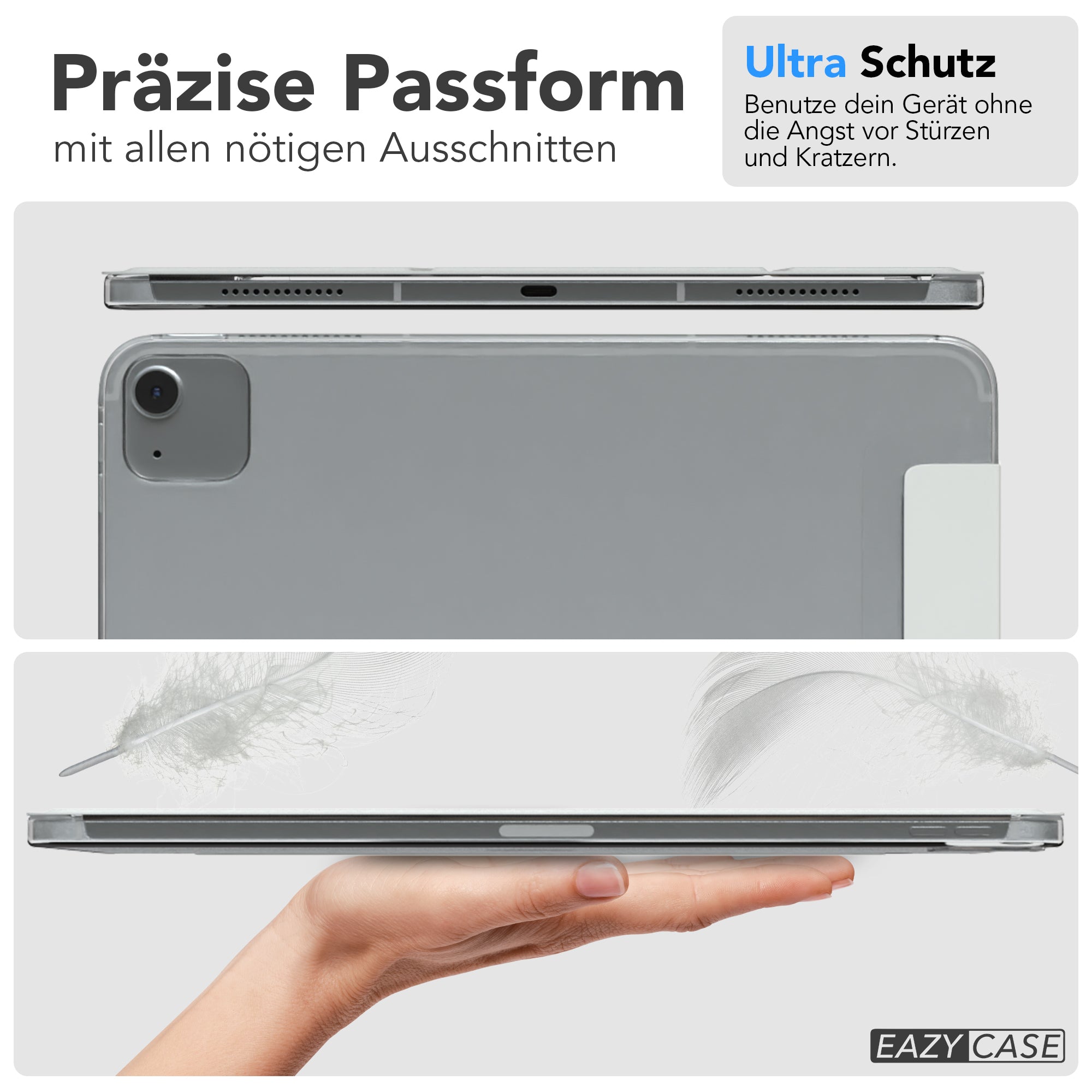Apple iPad Air 13 Zoll M4 2026 Smartcase Tablethülle aufgestellt 