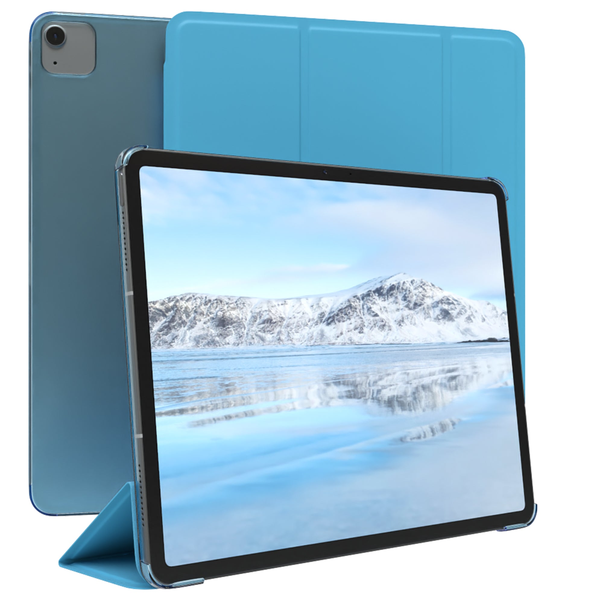 Apple iPad Air 13 Zoll M4 2026 Smartcase Tablethülle aufgestellt #farbe_hell-blau